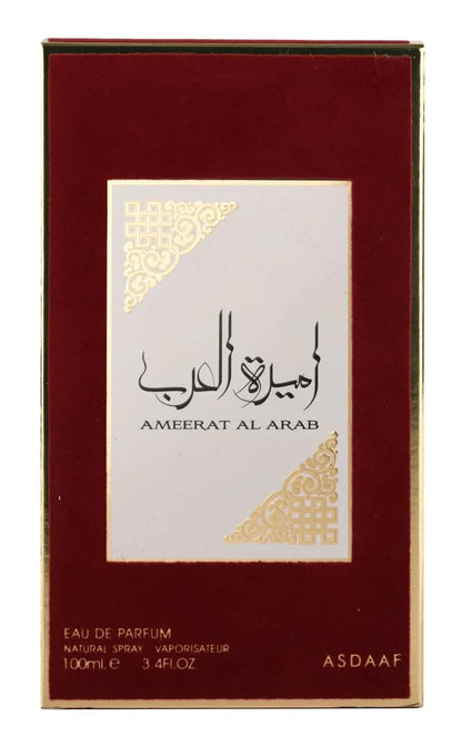 Lattafa Asdaaf Ameerat Al Arab Eau de Parfum Spray for Women, 3.4 Ounce