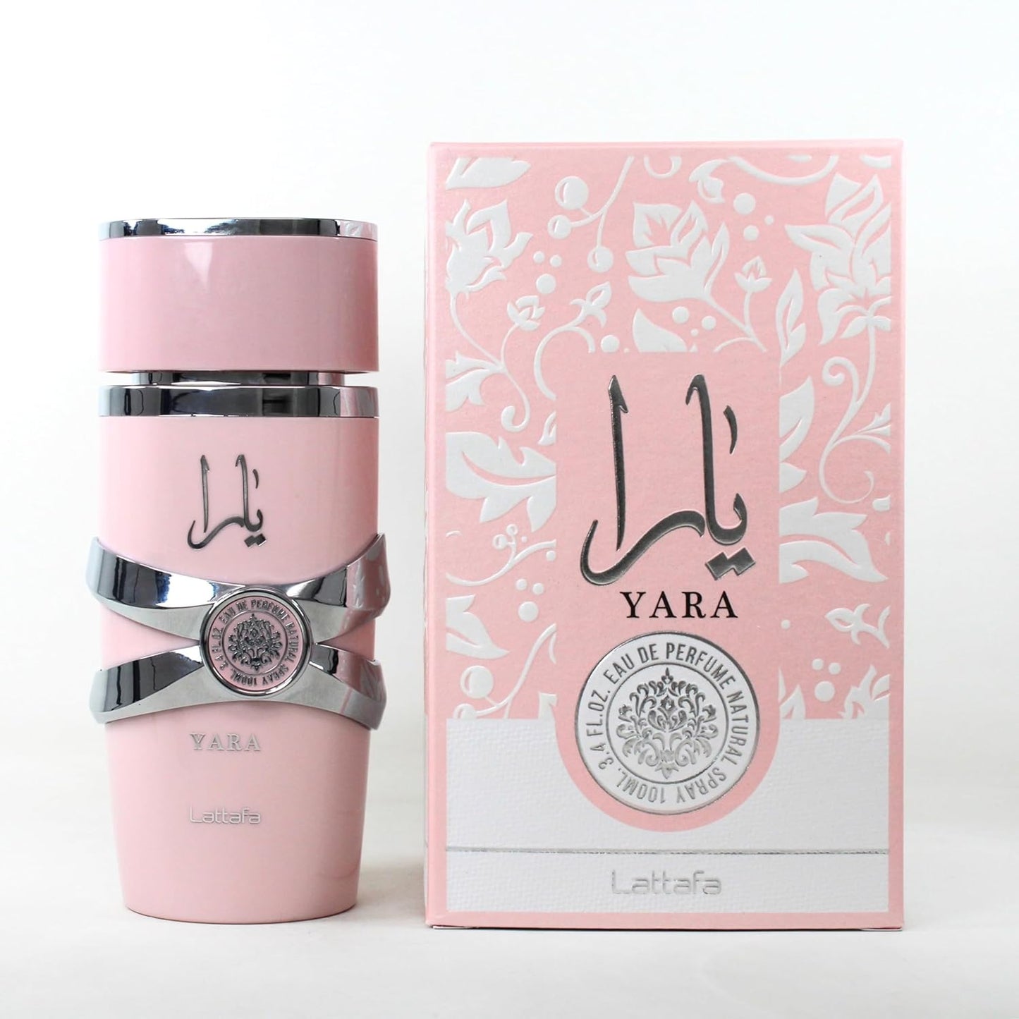 Lattafa for Unisex 2 Piece Eau de Parfum Gift Set (Asad for Men + Yara for Women) 3.4 Ounce/100 ml each